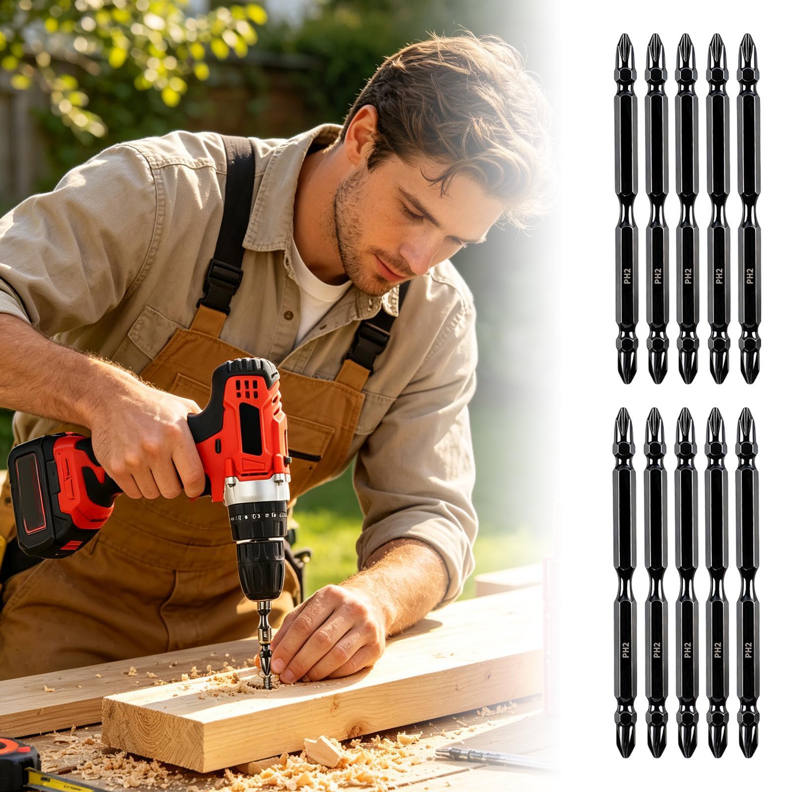 Screwdriver Set - Magnetic Drill Bits Double-Ended Milled Magnetic