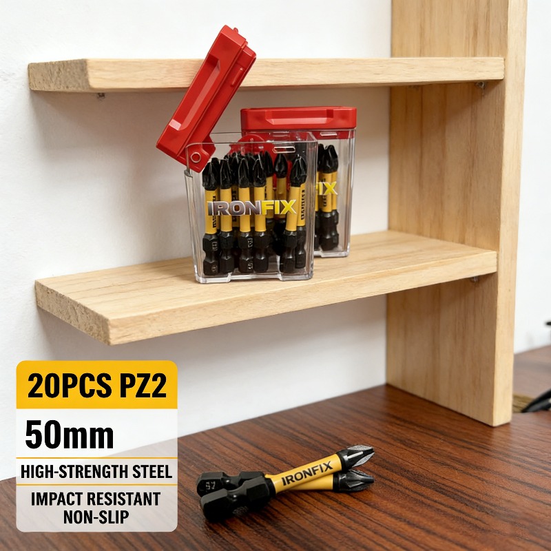Screwdriver Set - High Quality 20pcs PZ2 Screwdriver Bits