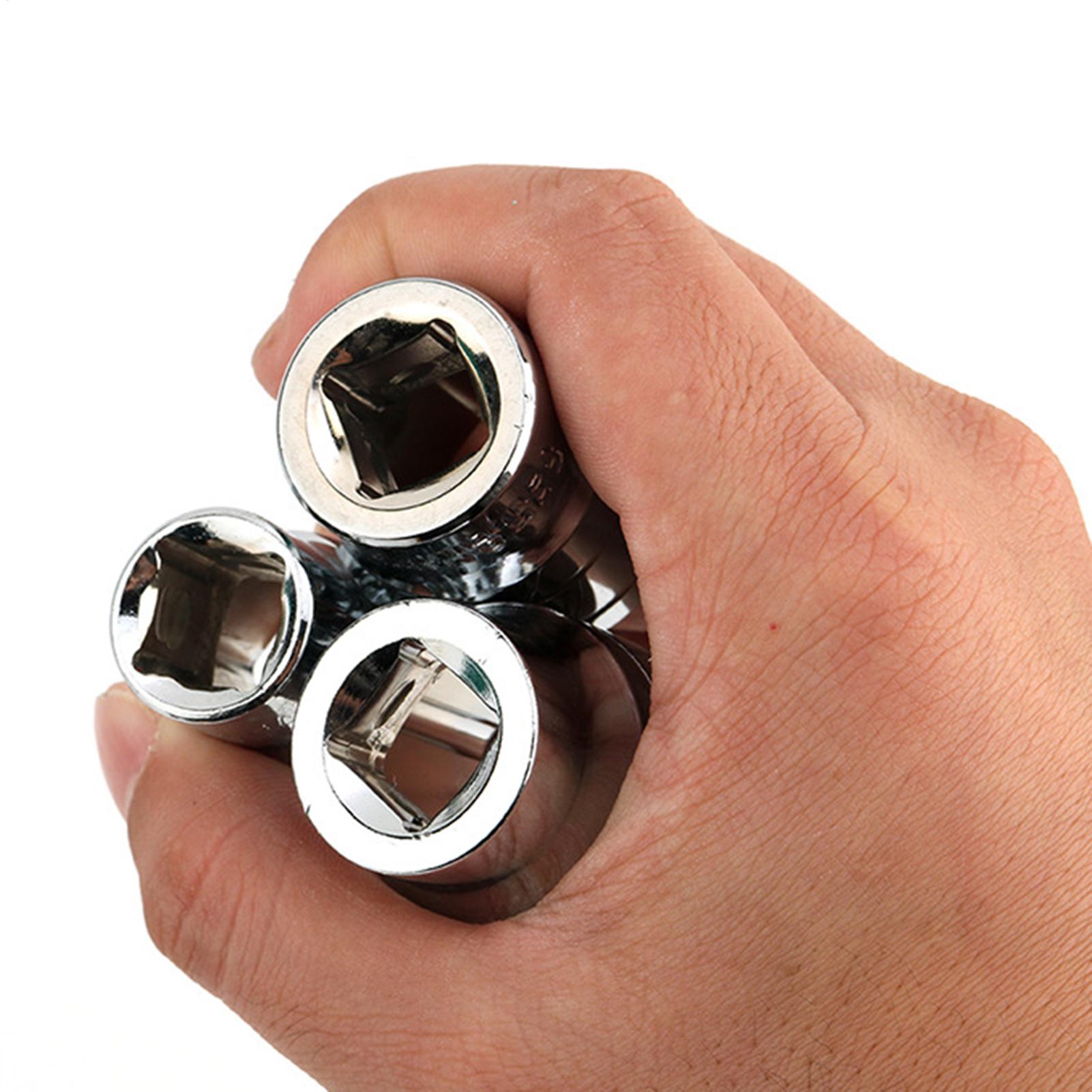 Tool Set - Socket Wrench Set Universal Multifunctional Portable