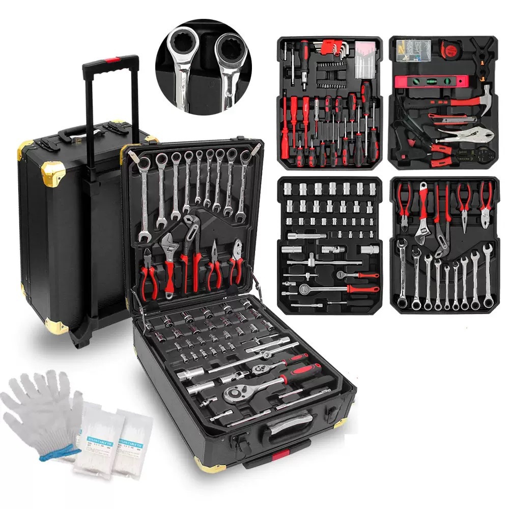 Tool Set - 399-Piece Chrome Vanadium Steel Hardware Repair