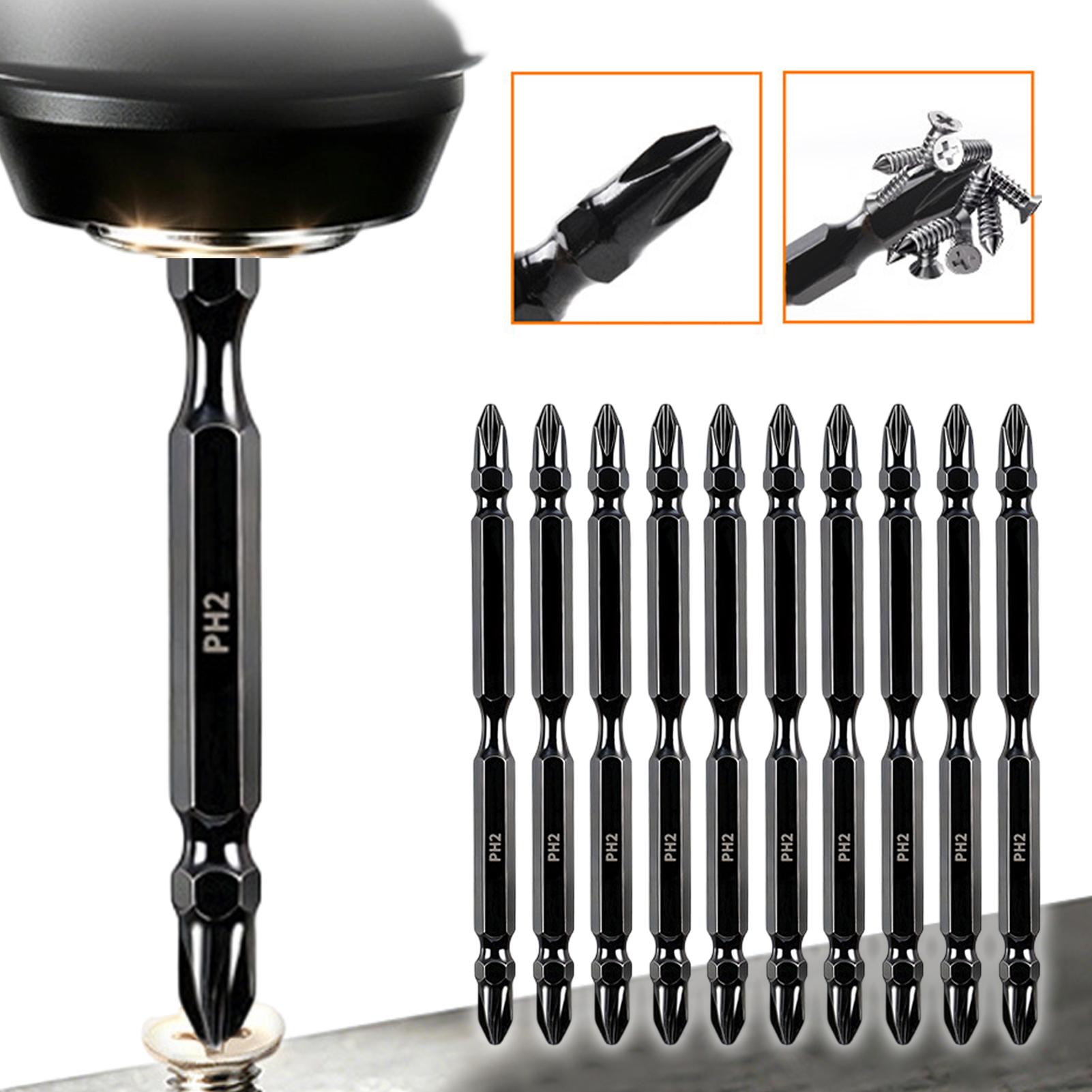 Screwdriver Set - Magnetic Bits Double-Ended Magneic Milled Drill