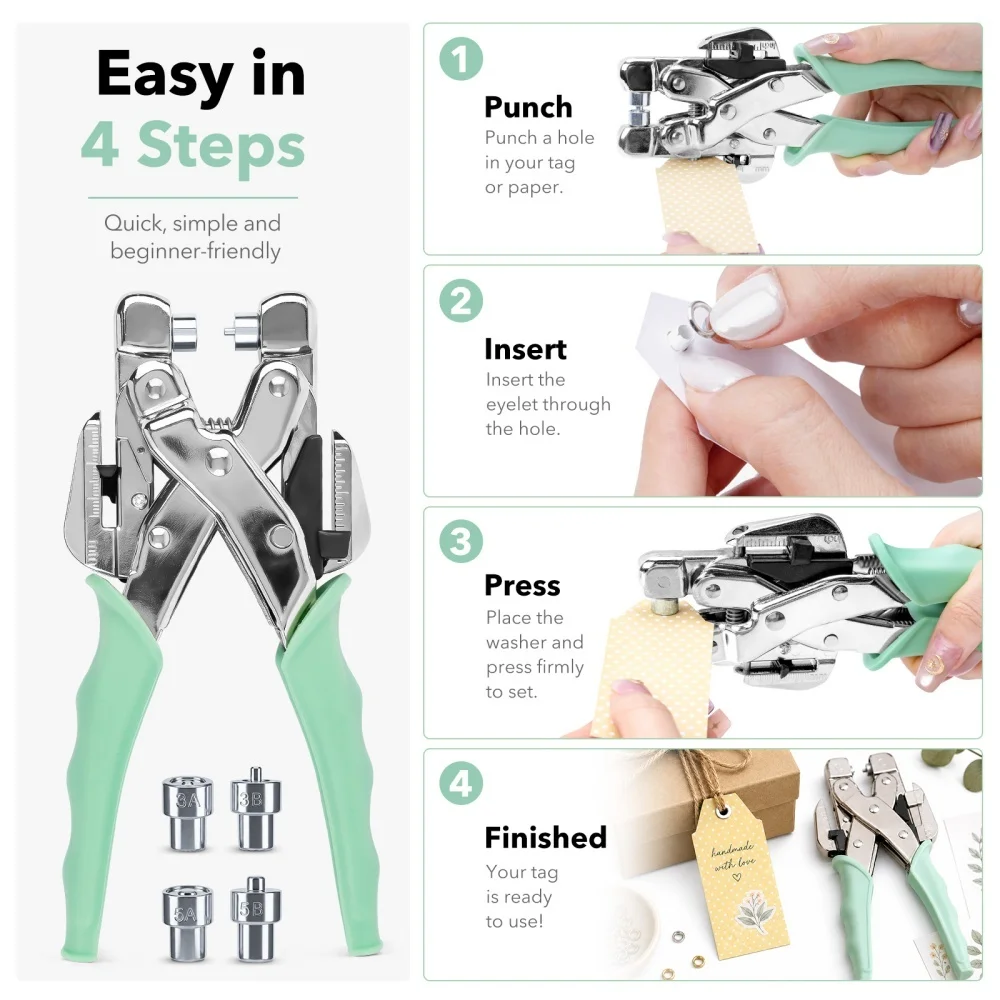 Grommet Tool Kit Handheld Hole - огляд і ціна Pliers