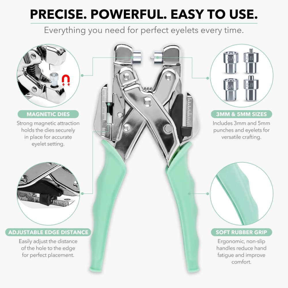 Grommet Tool Kit Handheld Hole - огляд і ціна Pliers