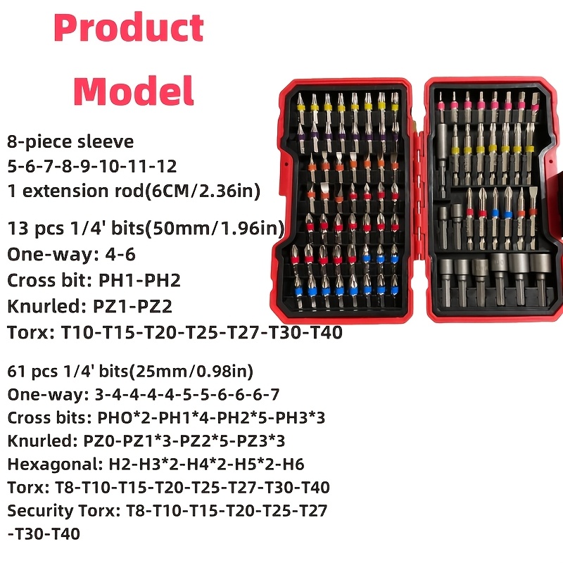 83Pcs Screwdriver Bit Set Impa - огляд і ціна Screwdriver Set