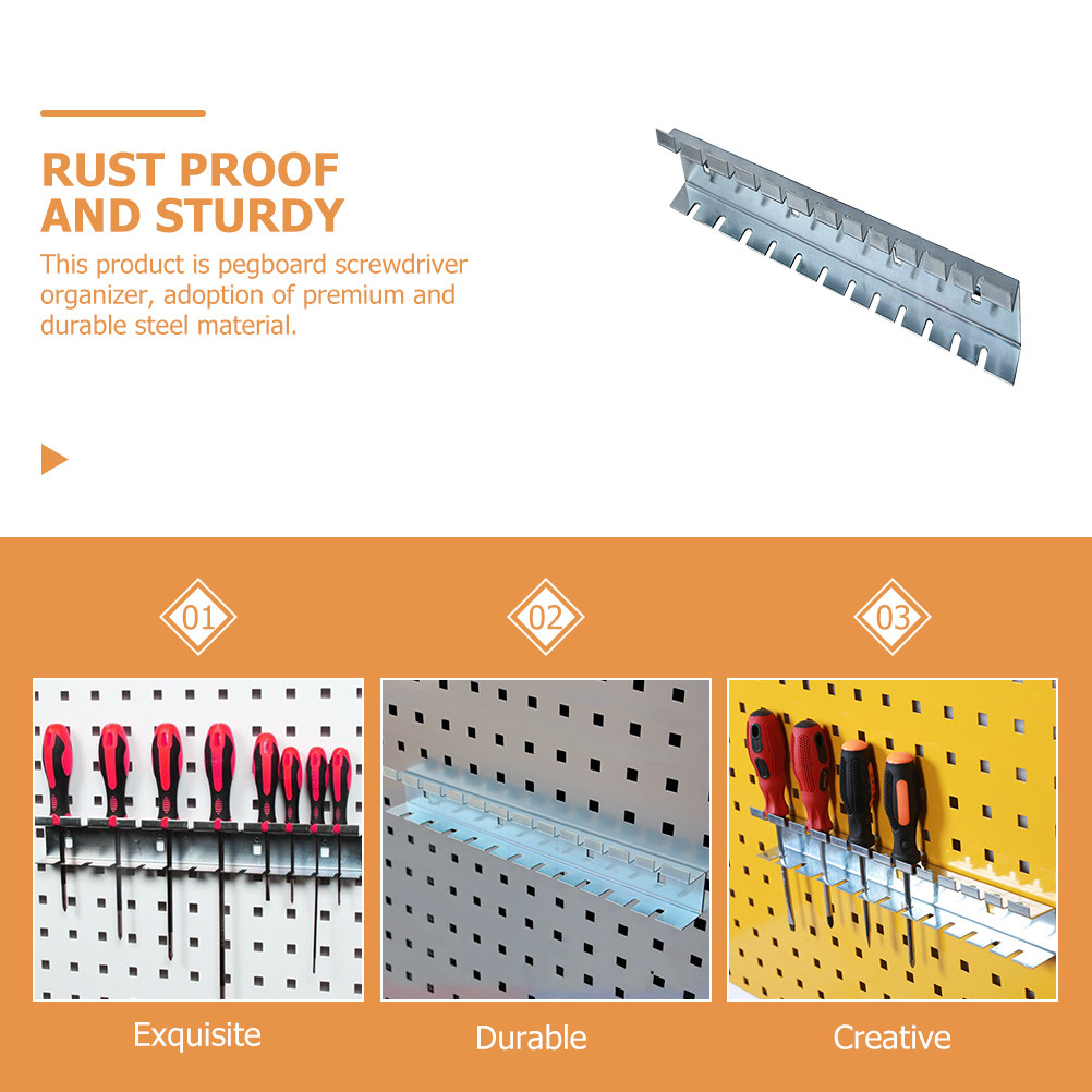 Pegboard Screwdriver Organizer - огляд і ціна Hand Tools In Workshop