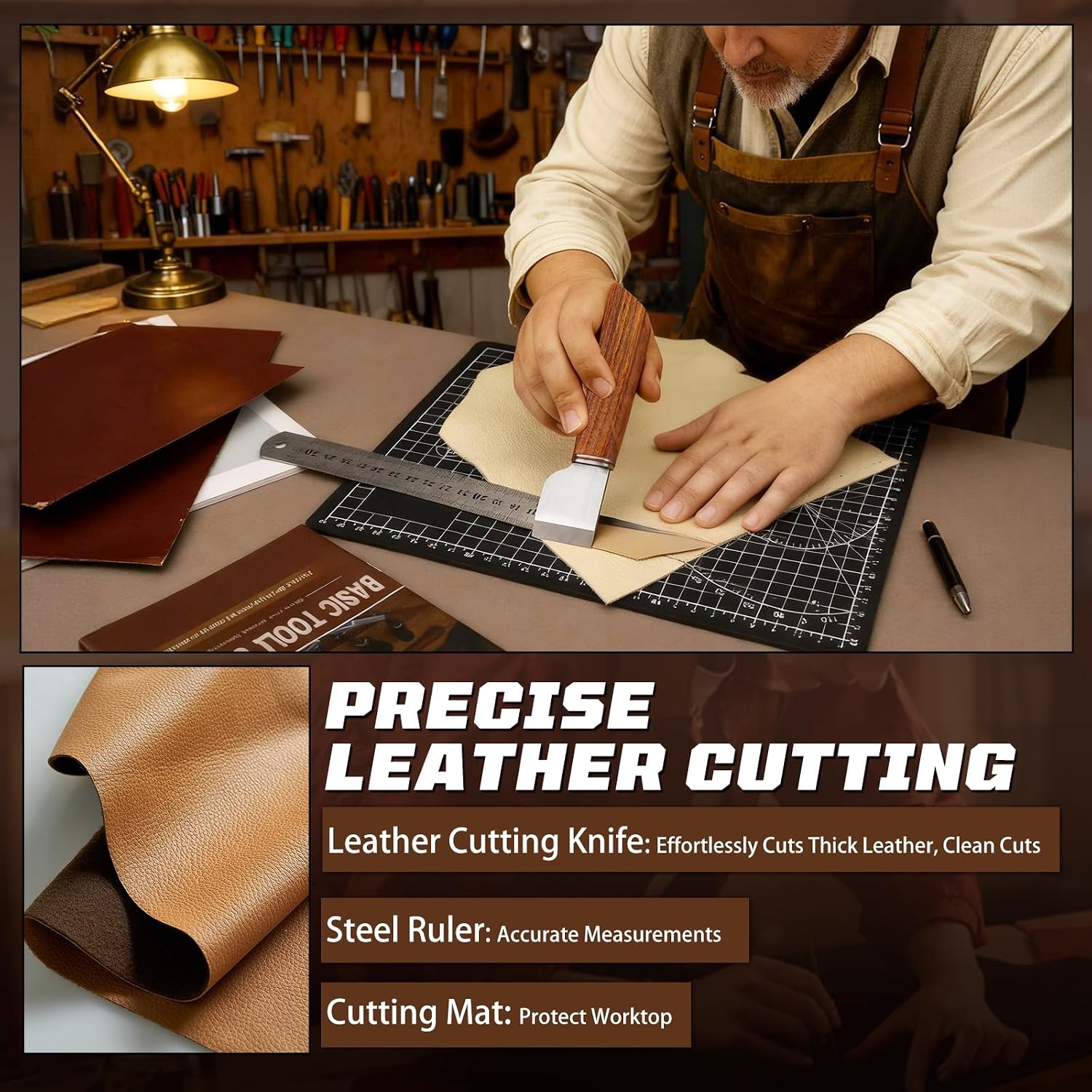 Leather Working Kit, Leather W - огляд і ціна Tool Bag