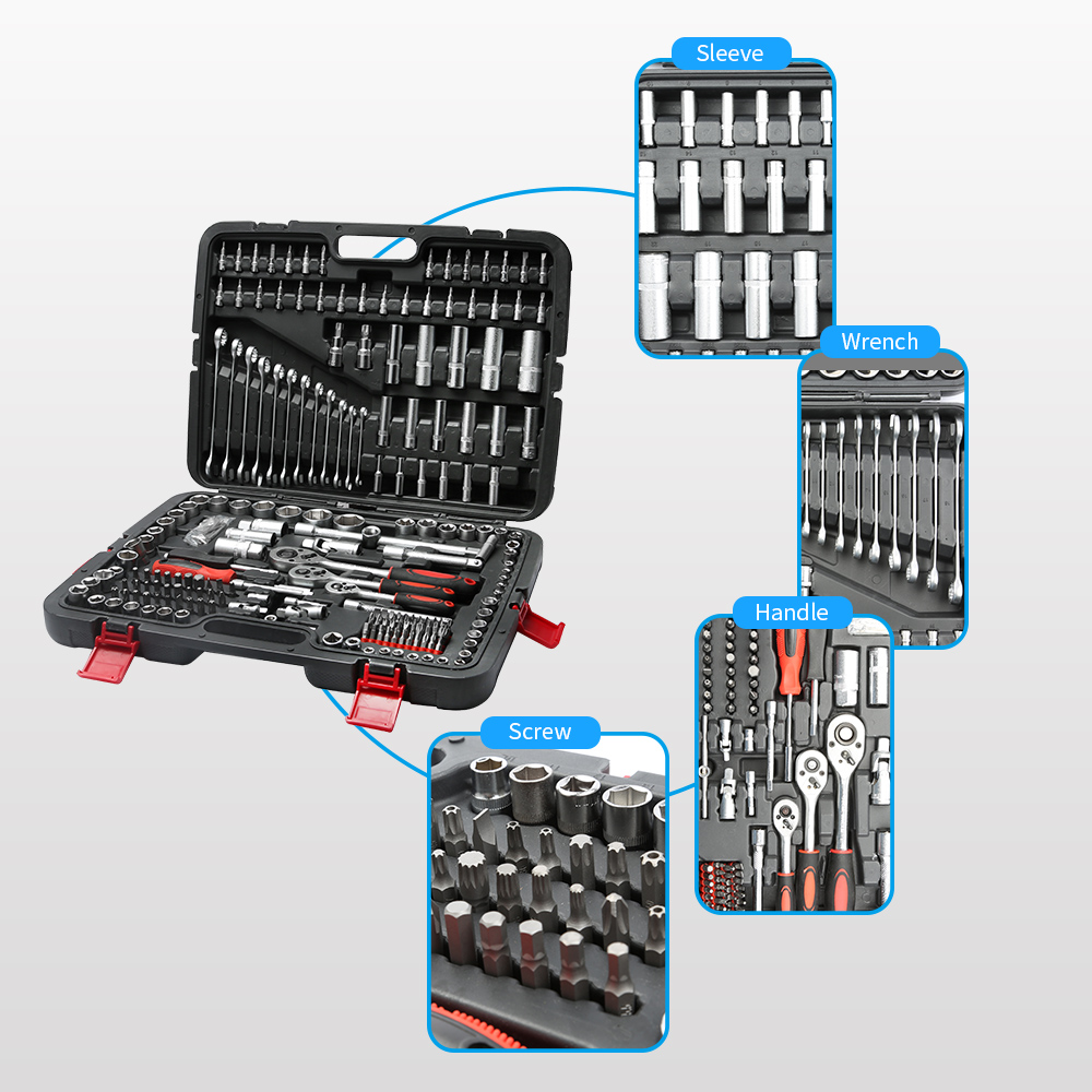 215 PCS Mechanic Tool Set Sock - огляд і ціна Tool Set