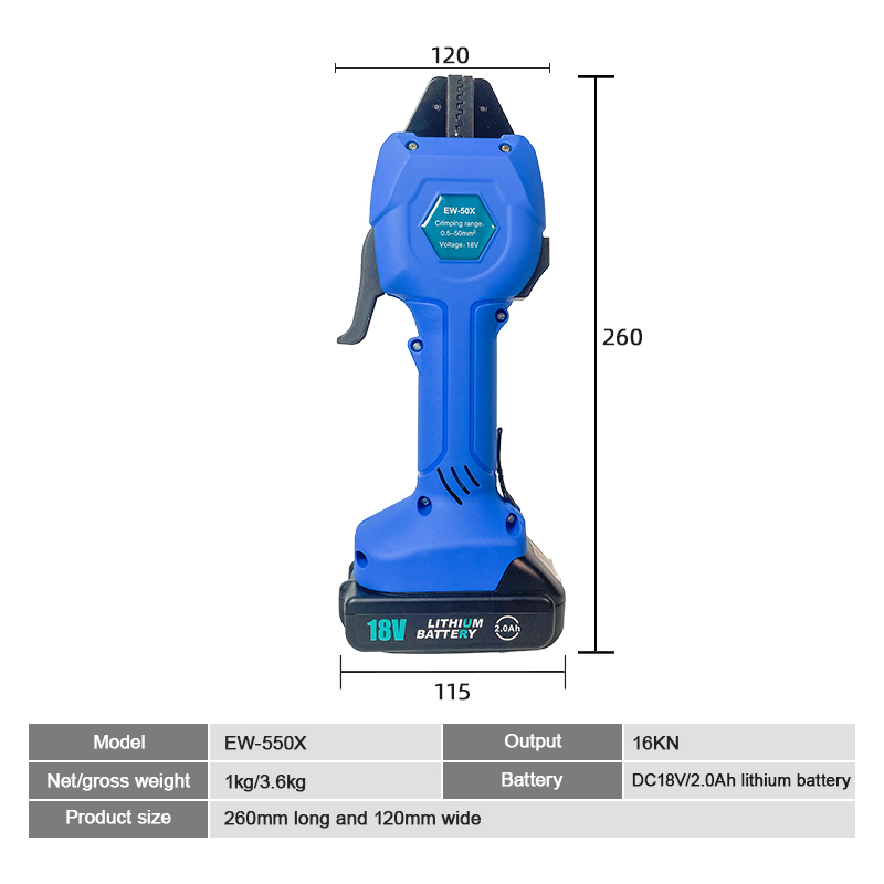 EW-50X Rechargeable Crimping T - огляд і ціна Pliers