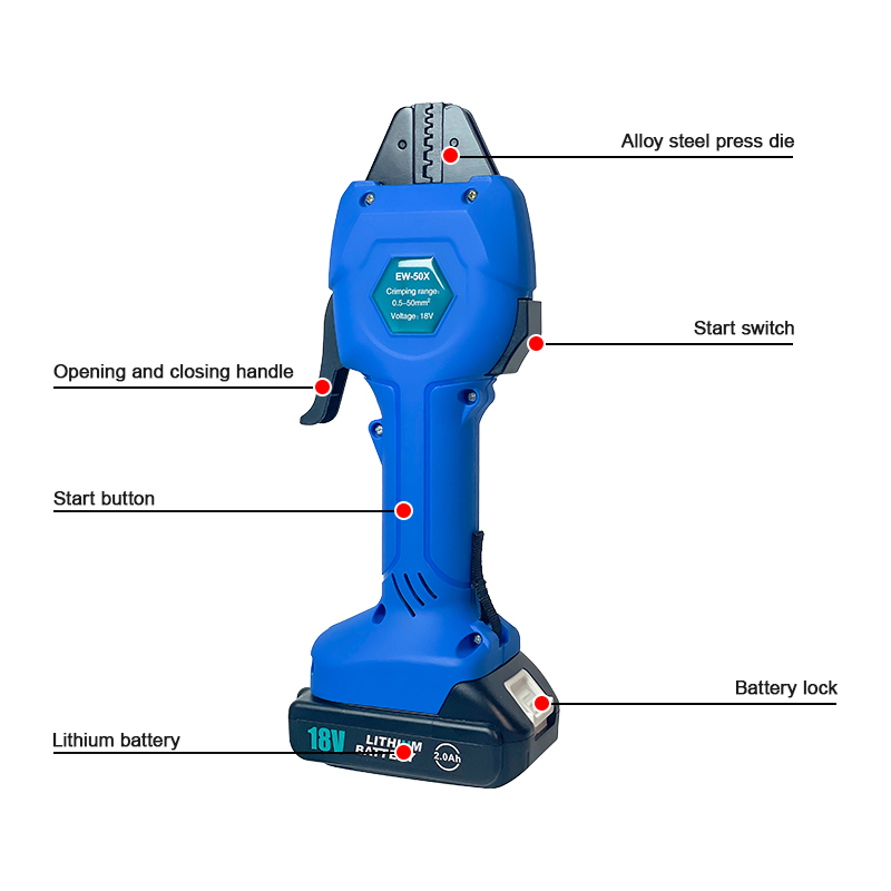 EW-50X Rechargeable Crimping T - огляд і ціна Pliers